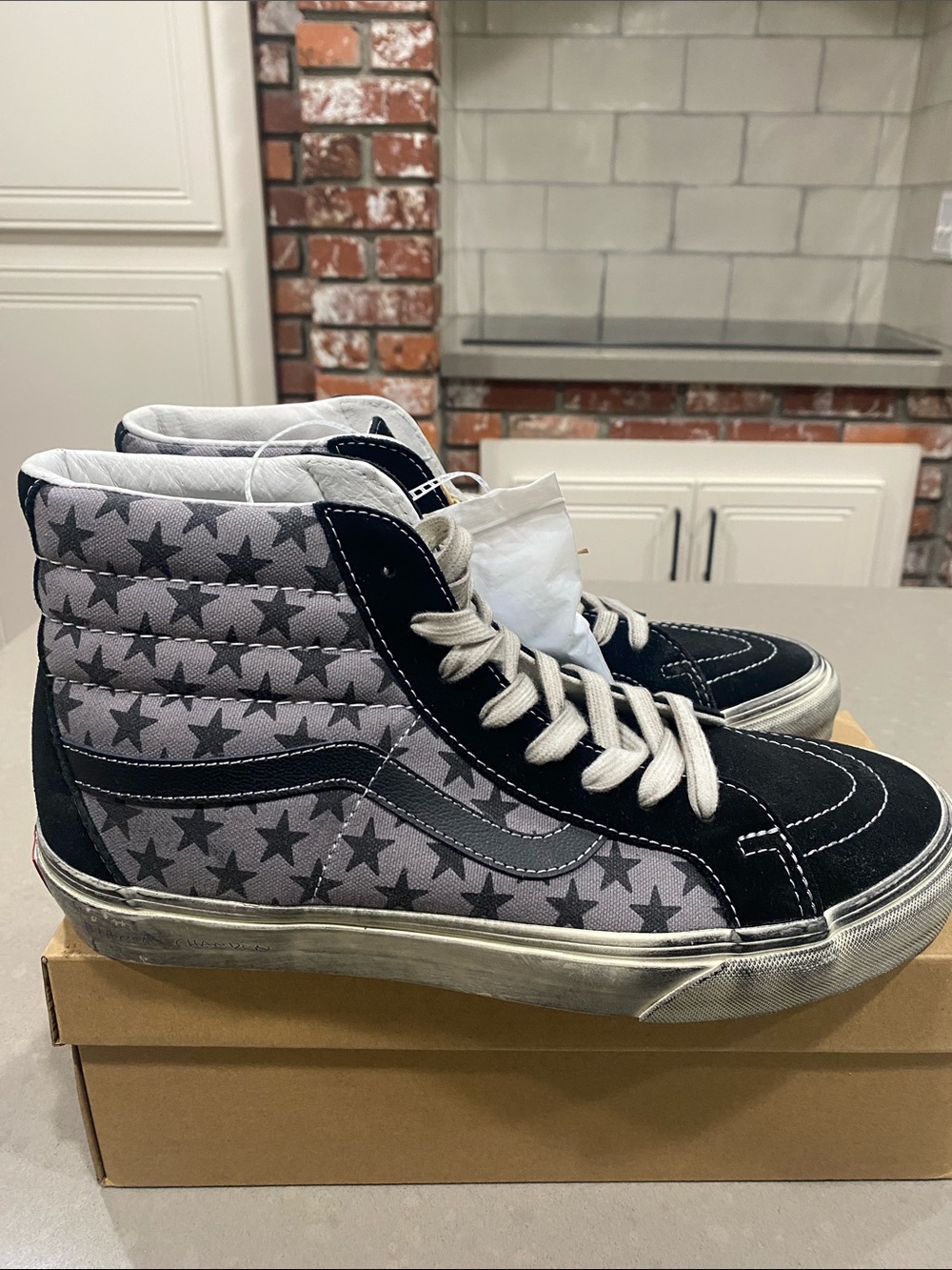 NEW bianca chandon vans distressed sneakers 11